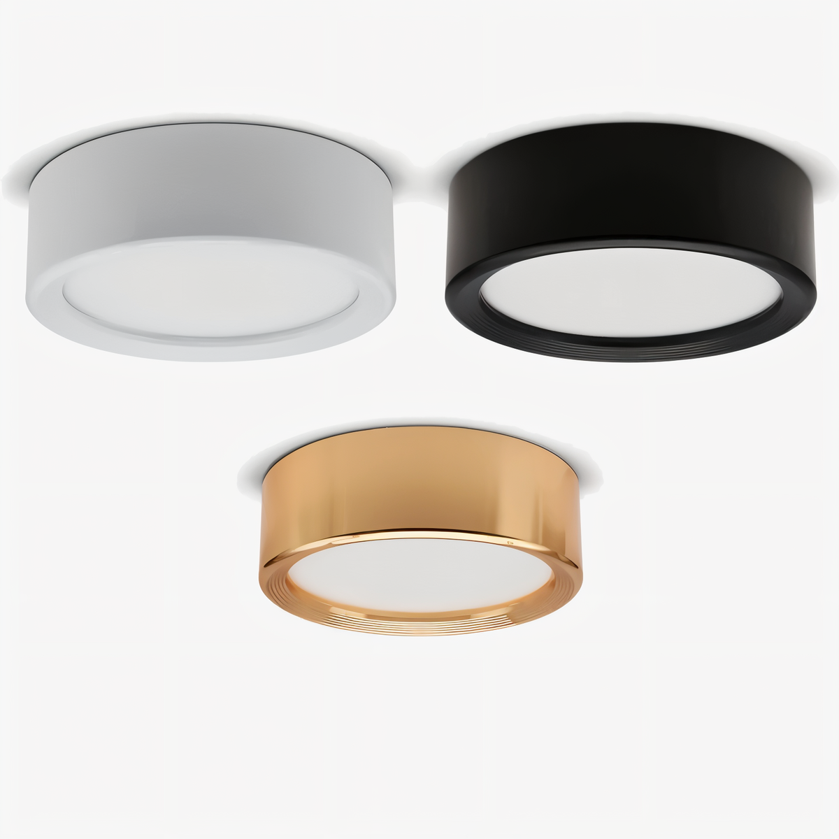 Modern Iron Flush Mount Ceiling Light