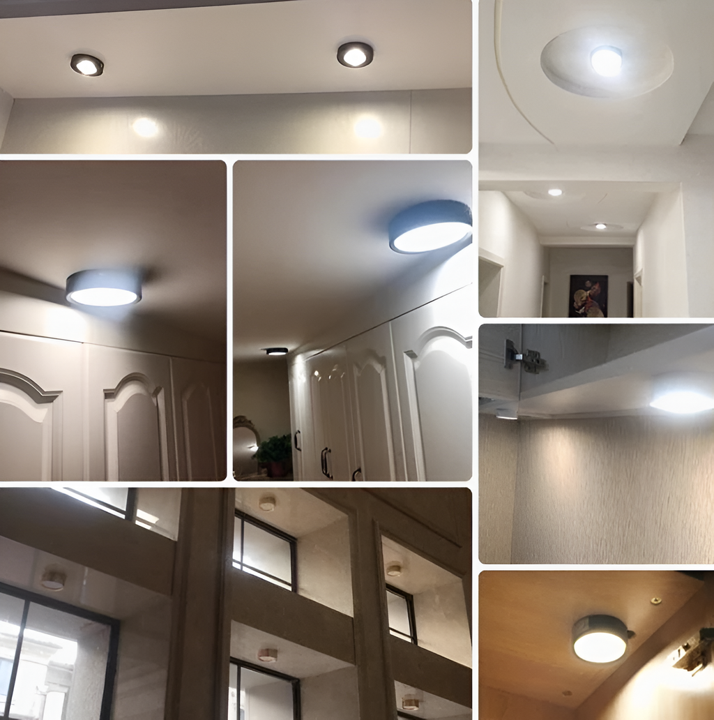 Modern Iron Flush Mount Ceiling Light