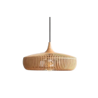Scandinavian Wood Pendant Light for Living and Dining Rooms