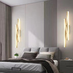 Modern Metal Wall Sconce With Warm LED Glow