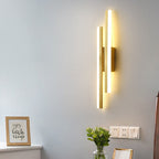 Modern Metal Wall Sconce With Warm LED Glow