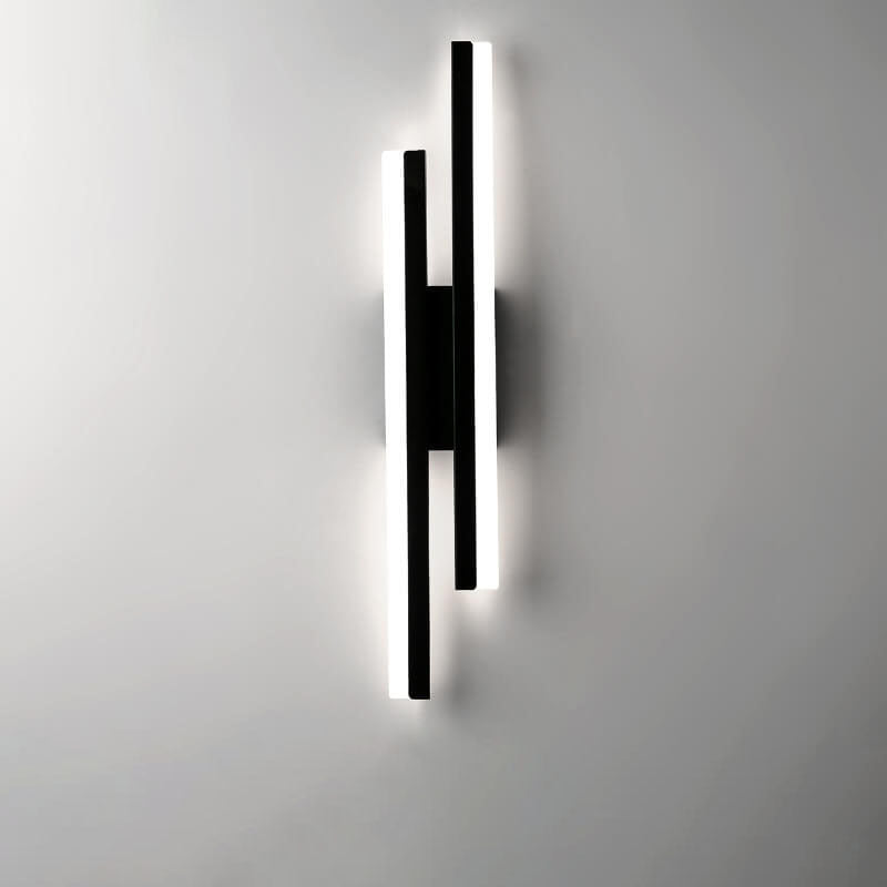 Modern Metal Wall Sconce With Warm LED Glow
