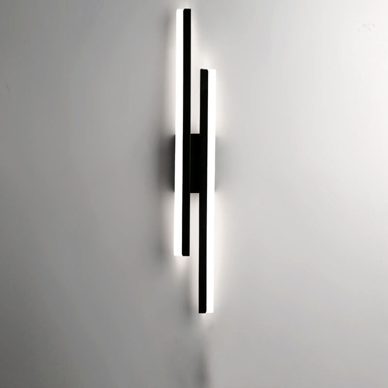 Modern Metal Wall Sconce With Warm LED Glow