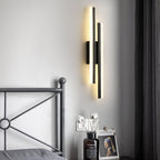 Modern Metal Wall Sconce With Warm LED Glow