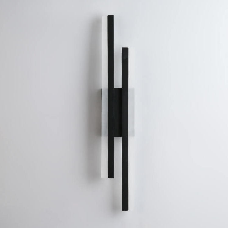 Modern Metal Wall Sconce With Warm LED Glow