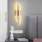 Modern Metal Wall Sconce With Warm LED Glow