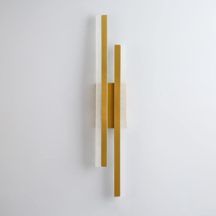 Modern Metal Wall Sconce With Warm LED Glow