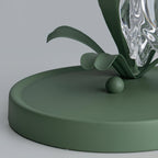 Lily-Inspired Crystal Blossom Table Lamp With Multi-Light Stem