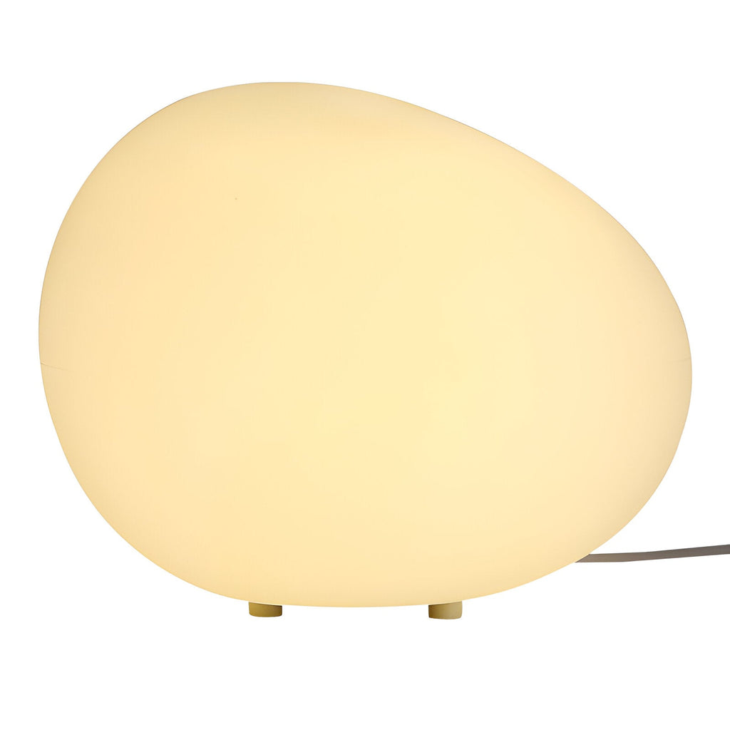 Modern Glass Solar Table Lamp for Living Room