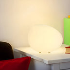 Modern Glass Solar Table Lamp for Living Room