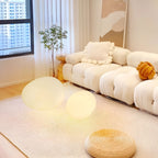 Modern Glass Solar Table Lamp for Living Room