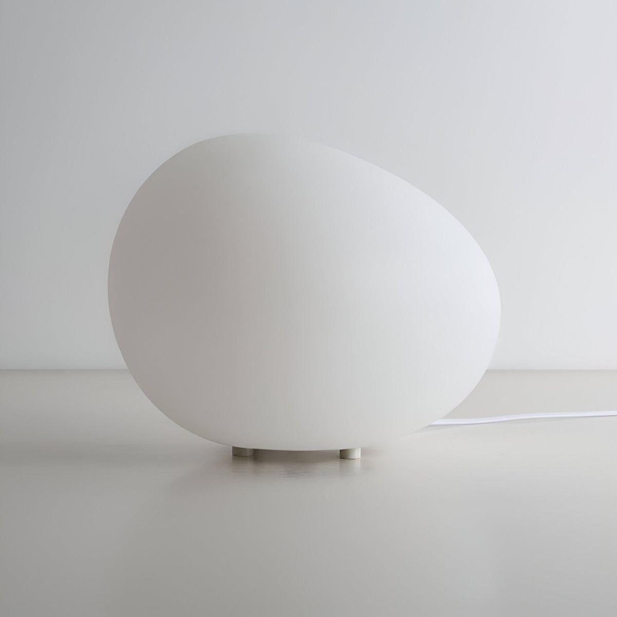 Modern Glass Solar Table Lamp for Living Room