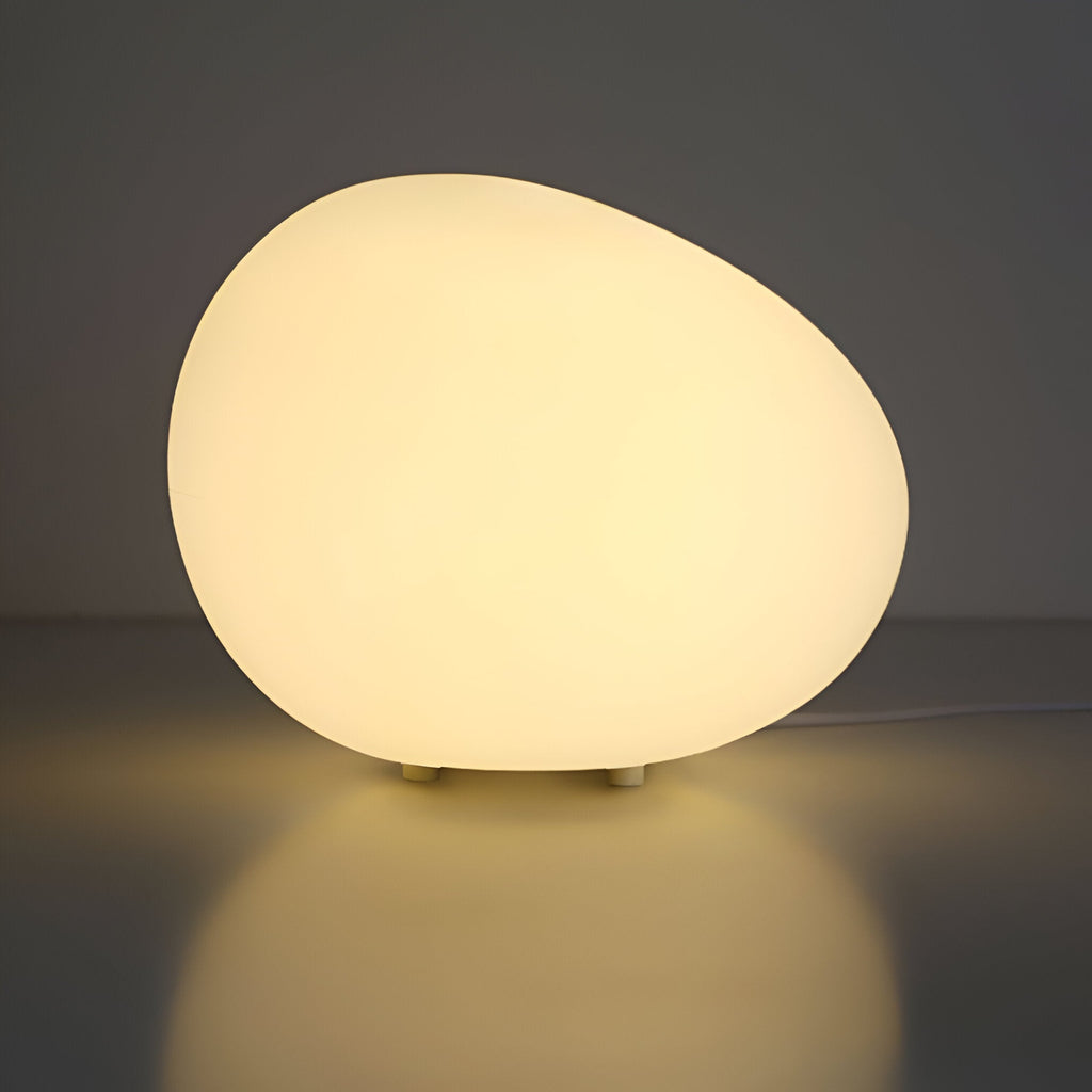 Modern Glass Solar Table Lamp for Living Room
