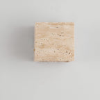 Minimalist Travertine Stone Outdoor LED Wall Sconce With Natural Cave Stone Shade