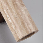 Japandi Travertine Wall Sconce LED Light With Up And Down Glow