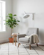 Adjustable Plug In Swing Arm Wall Sconce With Cone Shade