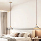 Cream Wabi-Sabi Cement Pendant Light With E26 LED Light