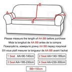 Velvet Stretch Sofa Cover Elastic Non-Slip Plush Couch Slipcover Soft Machine Washable Furniture Protector for Living Room