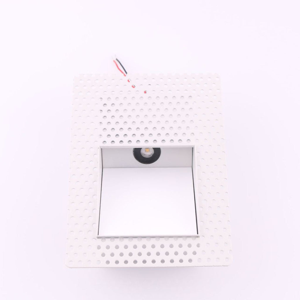 Frameless LED Sensor Wall Sconce With Perforated Panel Design