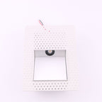 Frameless LED Sensor Wall Sconce With Perforated Panel Design