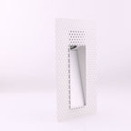 Frameless LED Sensor Wall Sconce With Perforated Panel Design