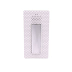 Frameless LED Sensor Wall Sconce With Perforated Panel Design