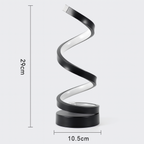 Modern Aluminum Table Lamp With USB Power