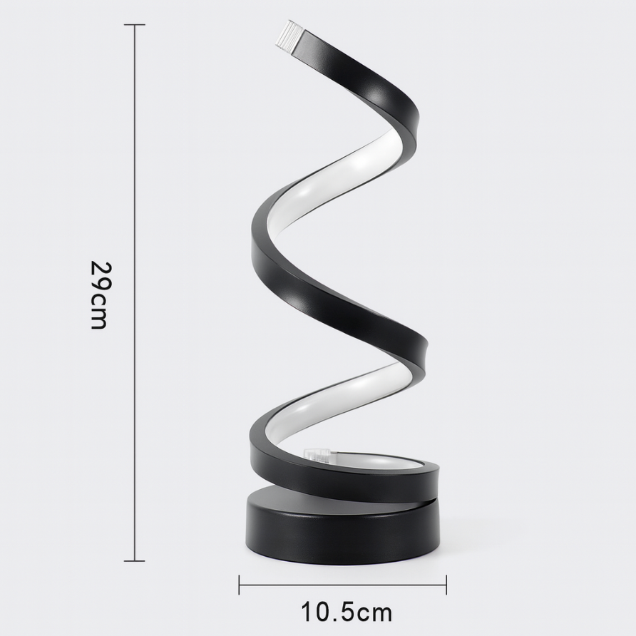 Modern Aluminum Table Lamp With USB Power