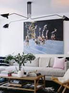 3-Arm Ceiling Light With Pivot Shades
