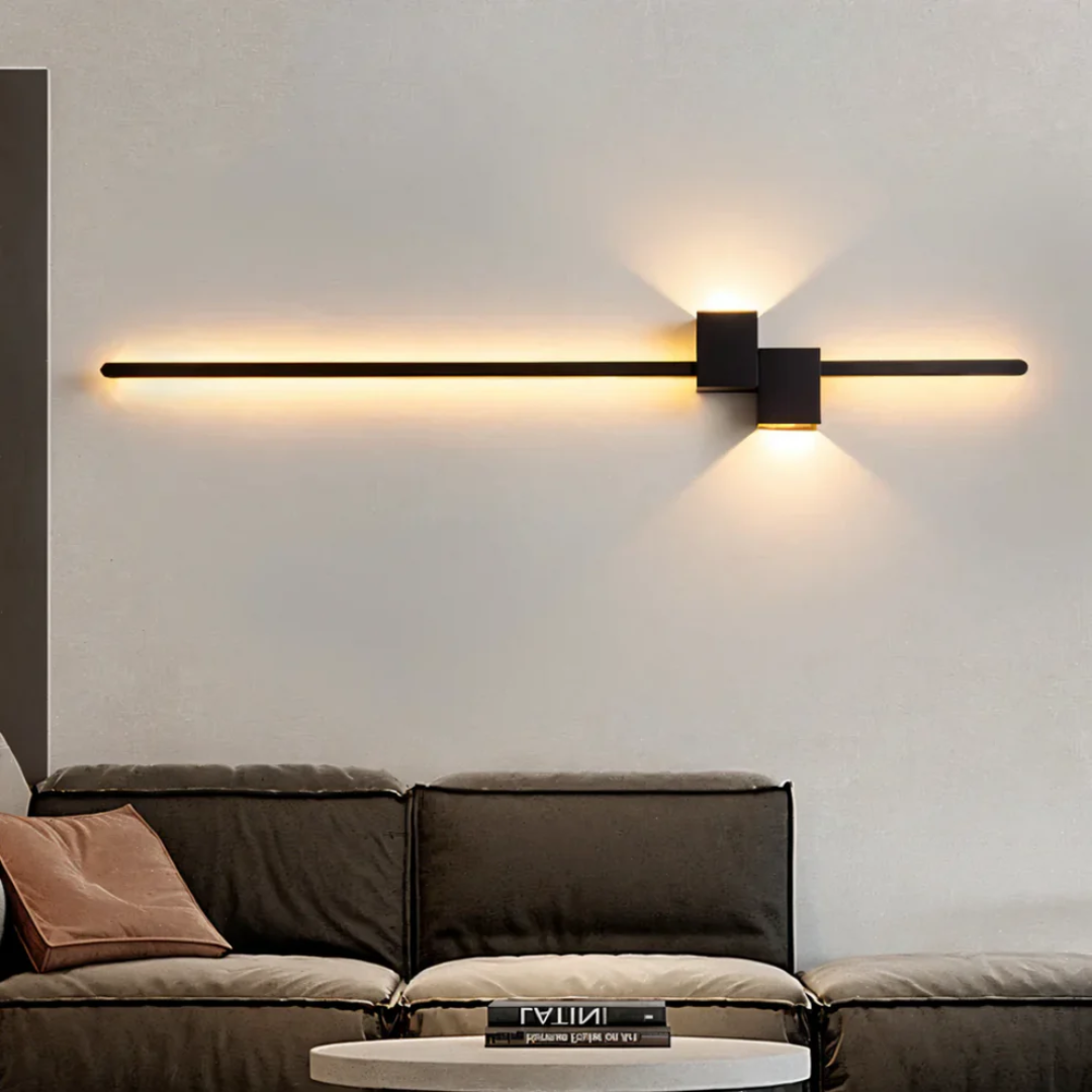 Modern Linear LED Wall Sconce With Up And Down Glow