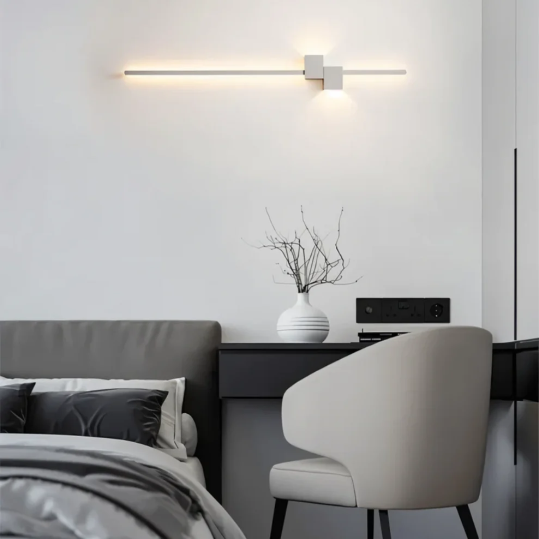 Modern Linear LED Wall Sconce With Up And Down Glow