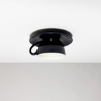 Modern Ceramic Semi-Flush Mount Ceiling Light