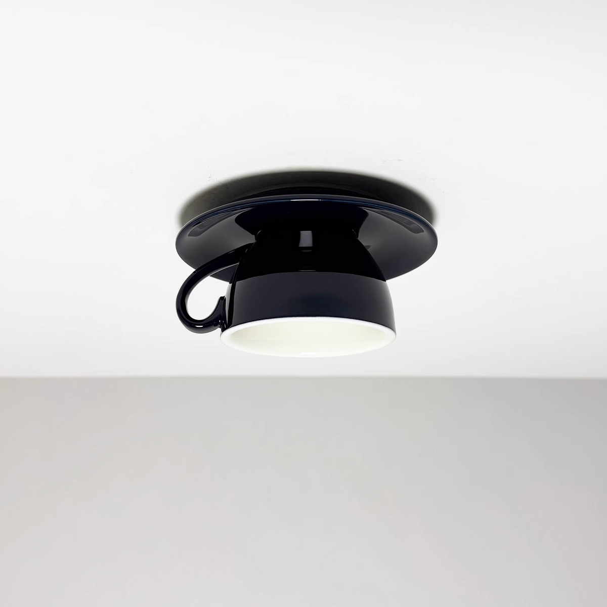 Modern Ceramic Semi-Flush Mount Ceiling Light