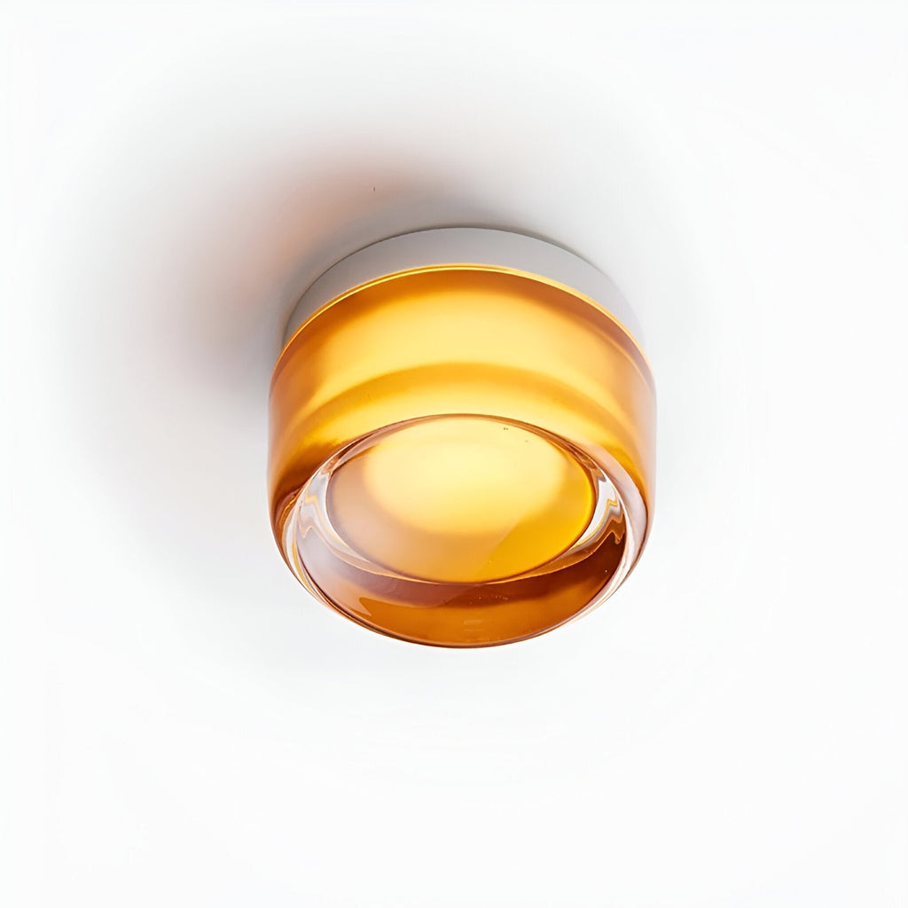 Modern Glass Wall Sconce With Adjustable LED Glow