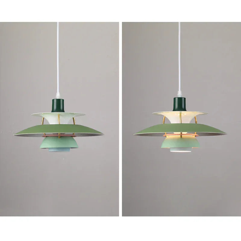 Scandinavian Metal Pendant Light With Adjustable Angle for Dining Room