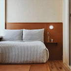 Modern Glass Wall Sconce With Adjustable LED Glow