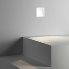 Frameless LED Sensor Wall Sconce With Perforated Panel Design