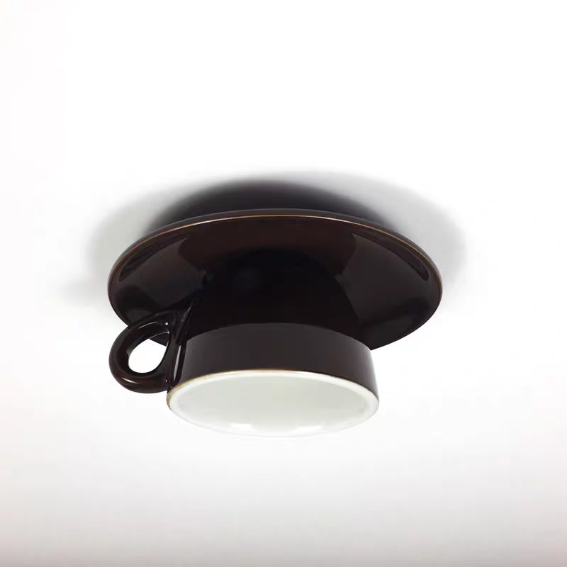 Modern Ceramic Semi-Flush Mount Ceiling Light