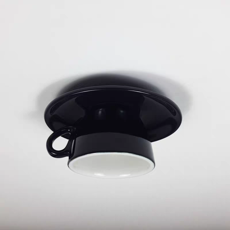 Modern Ceramic Semi-Flush Mount Ceiling Light