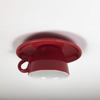 Modern Ceramic Semi-Flush Mount Ceiling Light