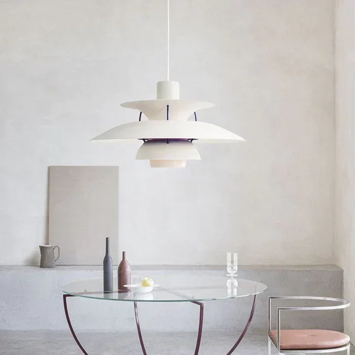 Scandinavian Metal Pendant Light With Adjustable Angle for Dining Room