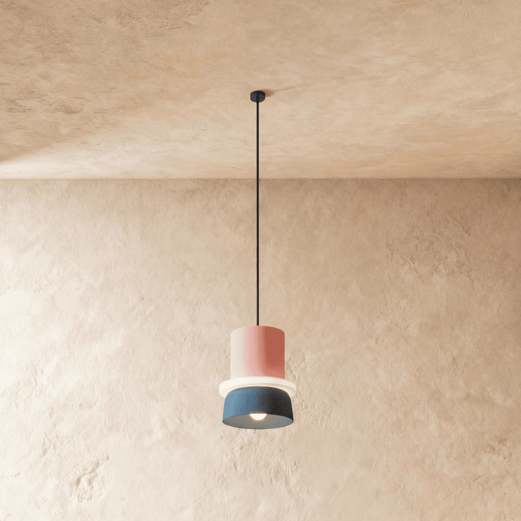 Modern Aluminum Pendant Light With Dome Acrylic Shade