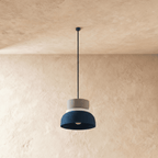 Modern Aluminum Pendant Light With Dome Acrylic Shade