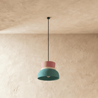 Modern Aluminum Pendant Light With Dome Acrylic Shade