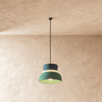 Modern Aluminum Pendant Light With Dome Acrylic Shade