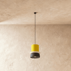 Modern Aluminum Pendant Light With Dome Acrylic Shade
