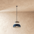 Modern Aluminum Pendant Light With Dome Acrylic Shade