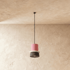 Modern Aluminum Pendant Light With Dome Acrylic Shade