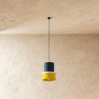 Modern Aluminum Pendant Light With Dome Acrylic Shade
