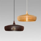 Scandinavian Wood Pendant Light for Living and Dining Rooms